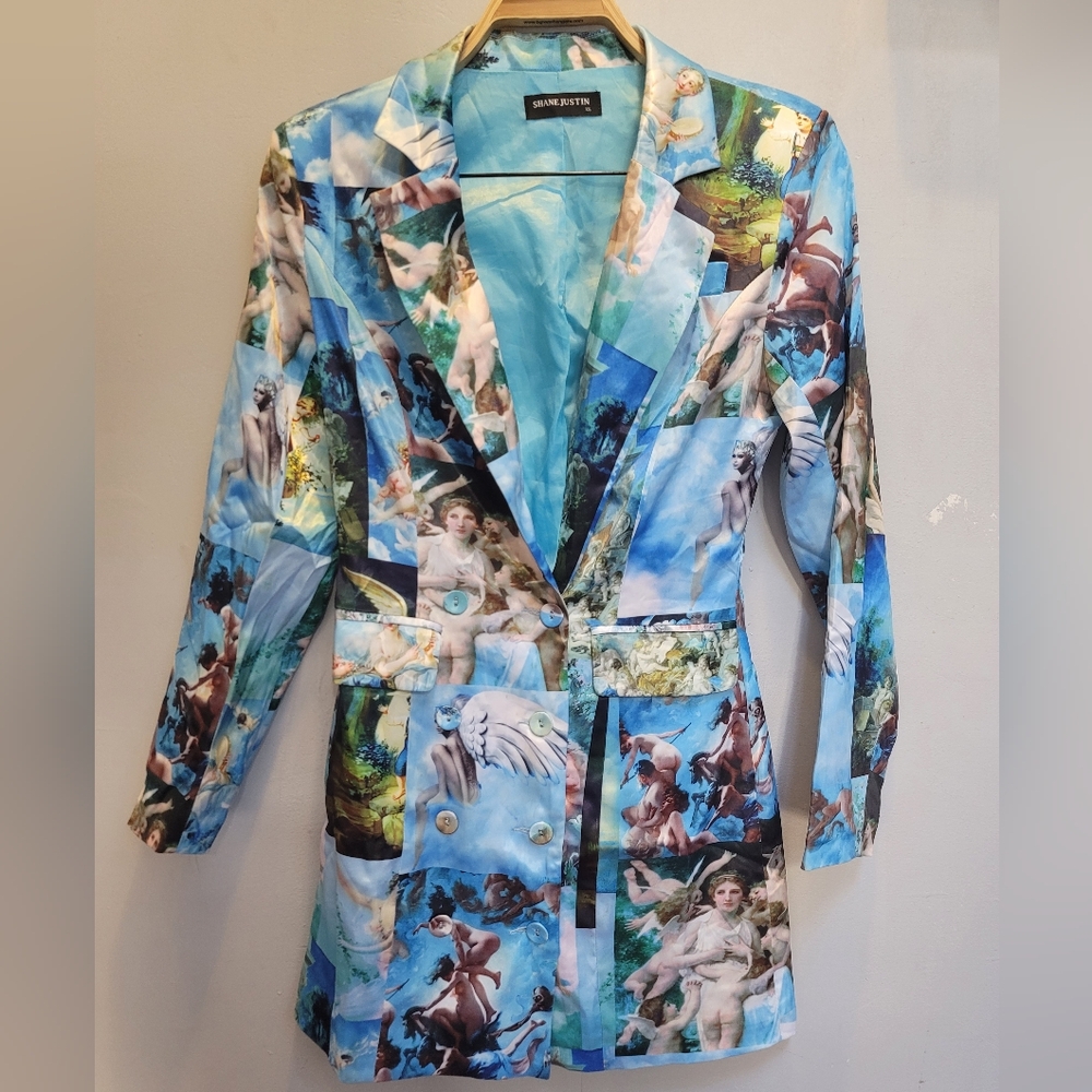 Beautiful Blazer Made by Shane Justin Size XS No Stretch....